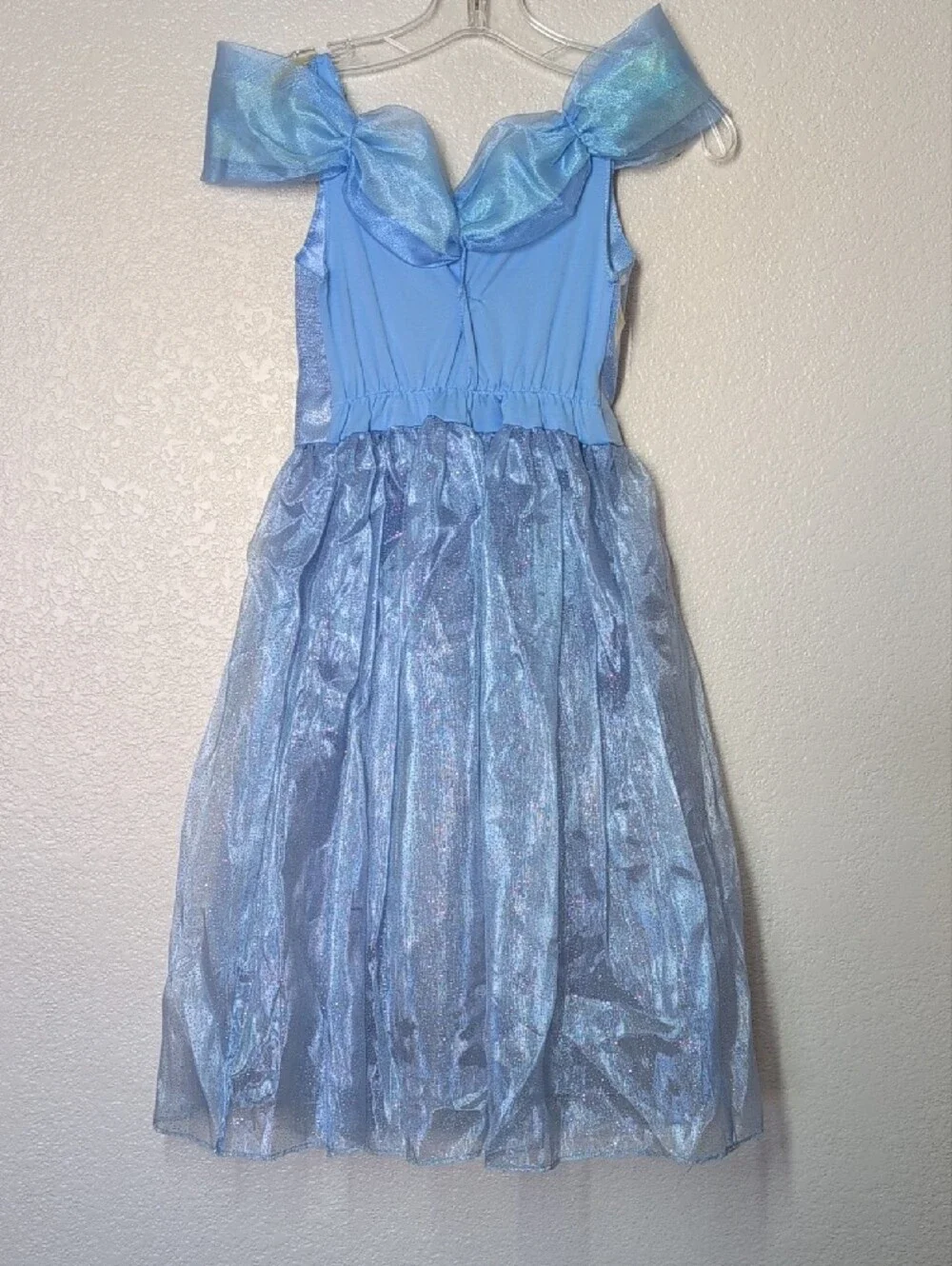 Disney Cinderella Live Light Blue Shimmer Princess Dress with Butterfly Accents